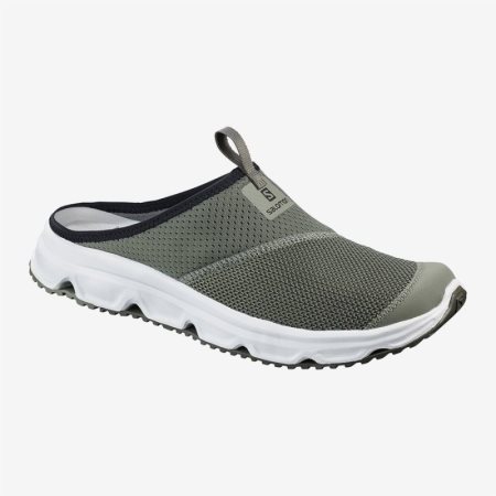 Salomon RX SLIDE 4.0 Mens Slippers Grey | Salomon South Africa